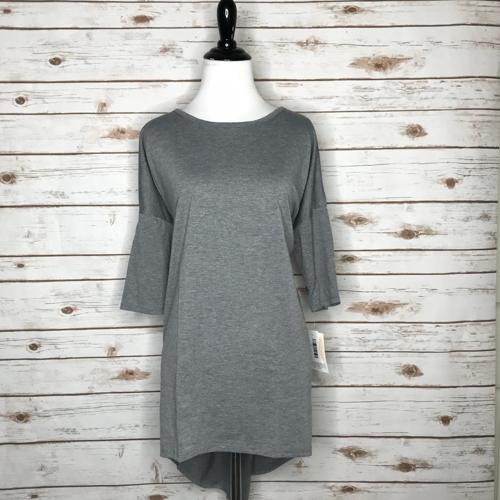 Solid Gray LuLaRoe Irma